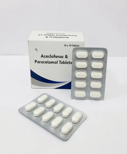 Aceclofenac + Paracetamol Tablets